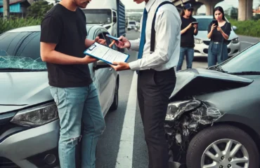 ilustración qué hacer ante accidente de tráfico