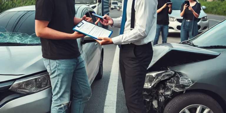 ilustración qué hacer ante accidente de tráfico