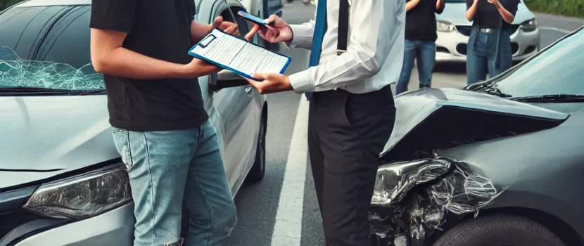 ilustración qué hacer ante accidente de tráfico